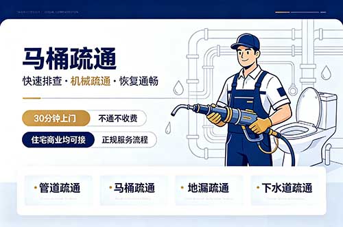 个旧马桶疏通