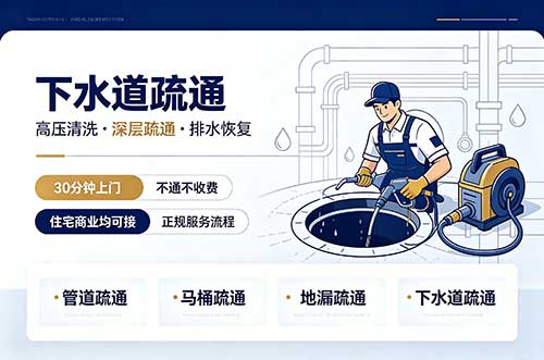 个旧下水道疏通