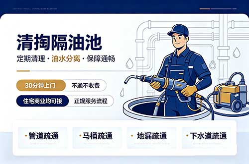 个旧清掏隔油池